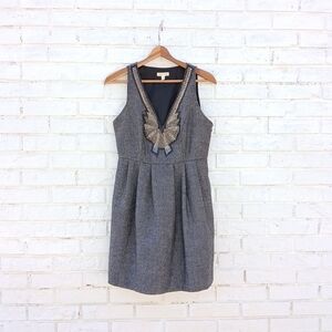 Silence + noise Tweed Wool Blend Dress